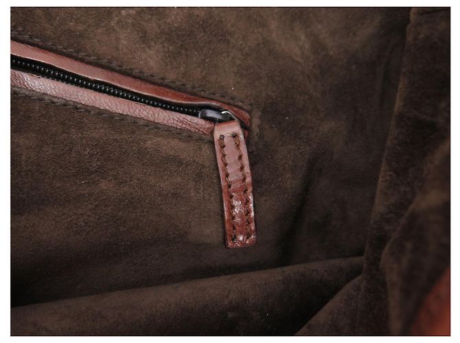 BORSA YVES SAINT LAURENT MOMBASA PELLE MARRONE CORNO TOM FORD - vista 9