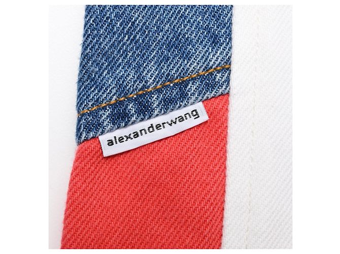Pantaloni jogger con pannelli e coulisse Alexander Wang in cotone multicolore - vista 10