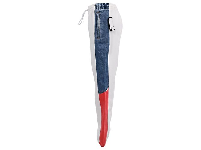 Pantaloni jogger con pannelli e coulisse Alexander Wang in cotone multicolore - vista 2