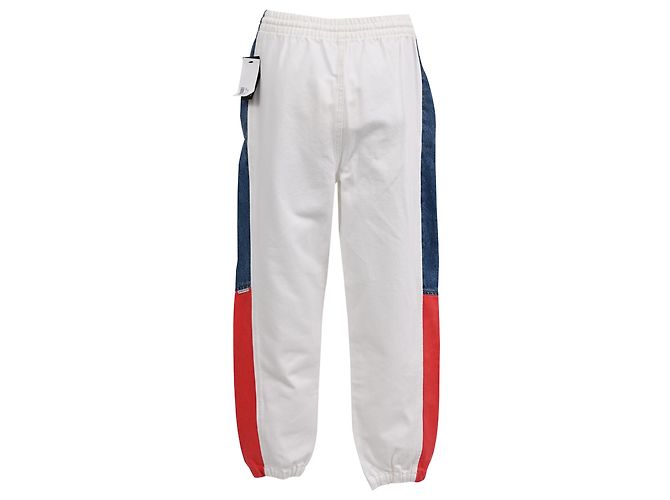 Pantaloni jogger con pannelli e coulisse Alexander Wang in cotone multicolore - vista 3