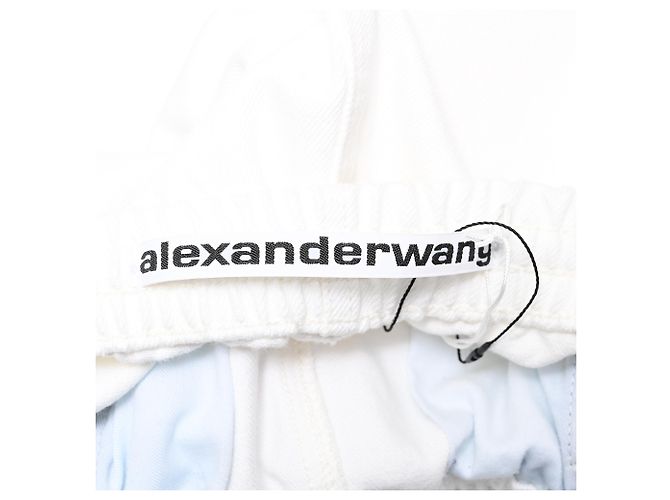 Pantaloni jogger con pannelli e coulisse Alexander Wang in cotone multicolore - vista 4