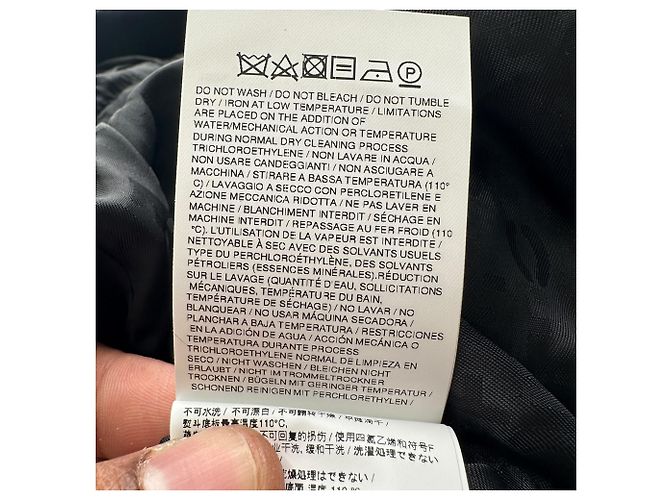 Off White Off-White Single Breasted Blazer in Black Wool - view 10
