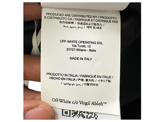 Off White Off-White Single Breasted Blazer in Black Wool - view 11