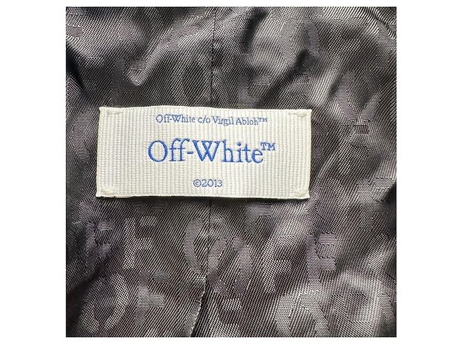 Off White Off-White Single Breasted Blazer in Black Wool - view 4