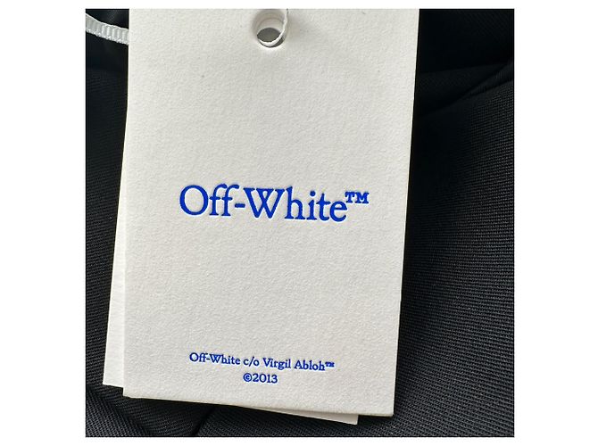 Off White Off-White Single Breasted Blazer in Black Wool - view 5
