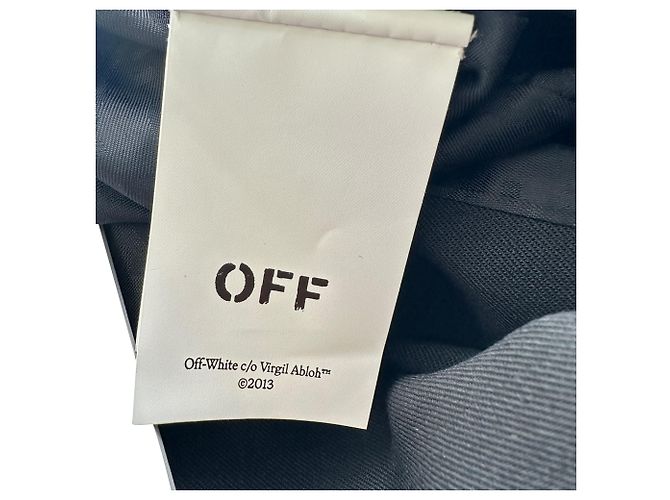 Off White Off-White Single Breasted Blazer in Black Wool - view 8