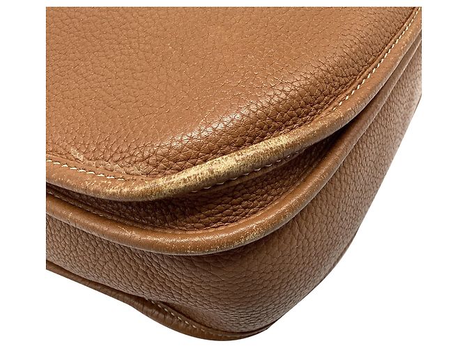 Evelyne Hermès Evelyn III 29 in pelle marrone Stampa python - vista 14