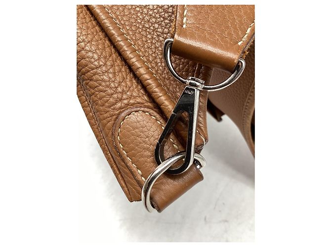 Evelyne Hermès Evelyn III 29 in pelle marrone Stampa python - vista 15