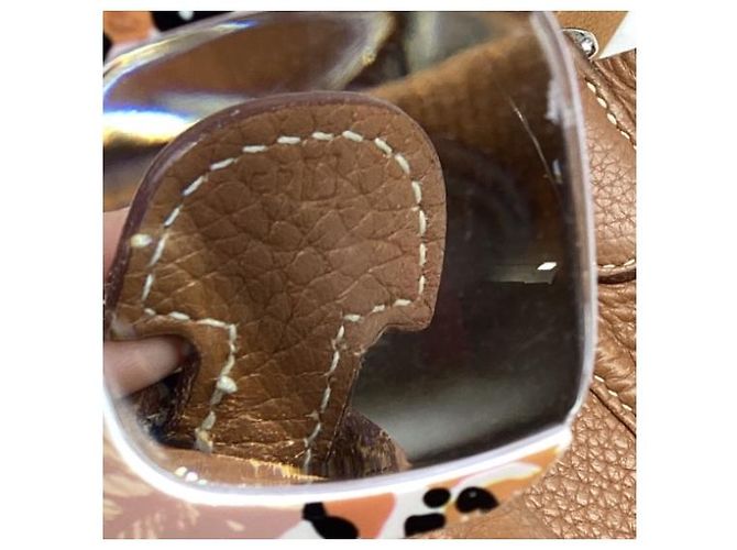 Evelyne Hermès Evelyn III 29 in pelle marrone Stampa python - vista 16