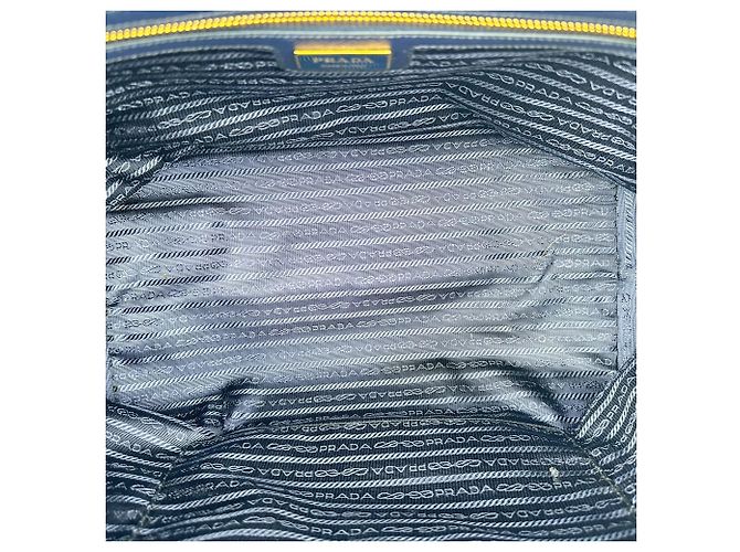 Borsa Tote Prada Large Re-Edition 1978 in Poliammide Blu Navy Blu chiaro - vista 12
