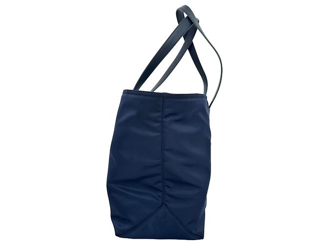 Borsa Tote Prada Large Re-Edition 1978 in Poliammide Blu Navy Blu chiaro - vista 3