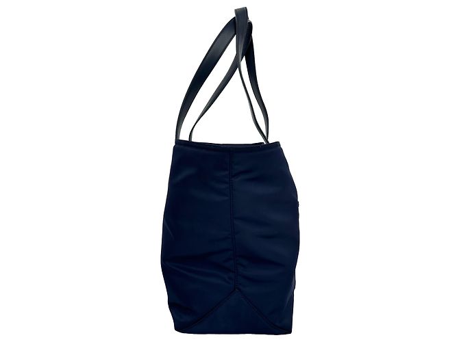 Borsa Tote Prada Large Re-Edition 1978 in Poliammide Blu Navy Blu chiaro - vista 5
