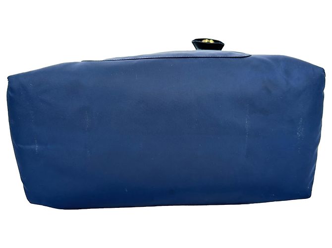 Borsa Tote Prada Large Re-Edition 1978 in Poliammide Blu Navy Blu chiaro - vista 7