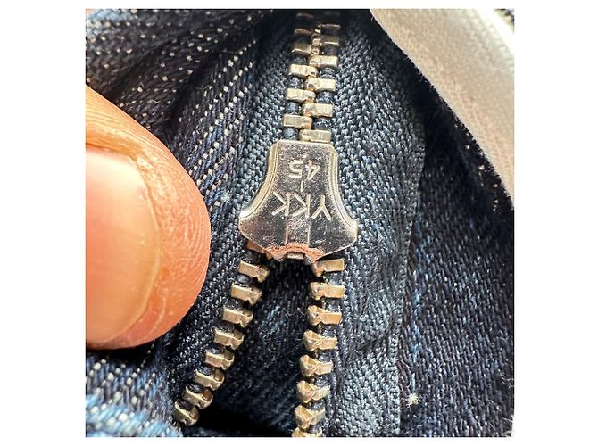 Off White Off-White Upside Down Jeanskleid aus blauer Baumwolle Hellblau - Ansicht 10
