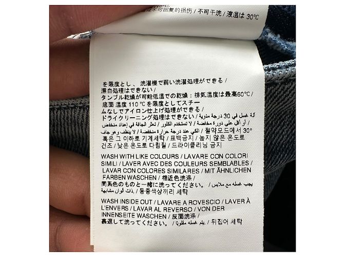 Off White Off-White Upside Down Jeanskleid aus blauer Baumwolle Hellblau - Ansicht 19