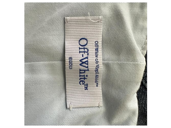 Off White Off-White Upside Down Jeanskleid aus blauer Baumwolle Hellblau - Ansicht 22