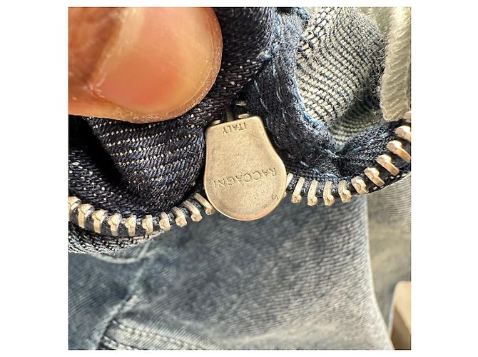 Off White Off-White Upside Down Jeanskleid aus blauer Baumwolle Hellblau - Ansicht 7