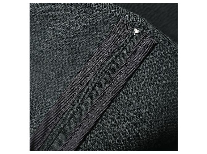 Hermès Maxi Scarf Kleid aus schwarzer Wolle - Ansicht 10