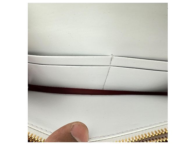 Off White Bolso Off-White Jitney 0.5 con cadena en cuero blanco - vista 10