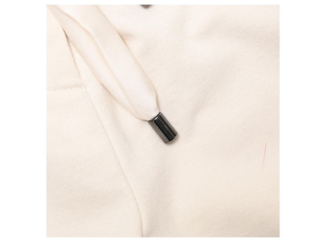 Pantalones de chándal acampanados con cordón Brunello Cucinelli en algodón crema - vista 10
