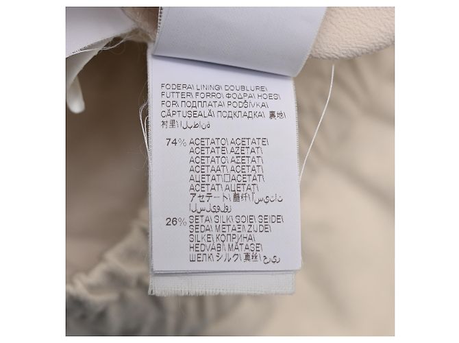 Pantalones de chándal acampanados con cordón Brunello Cucinelli en algodón crema - vista 9