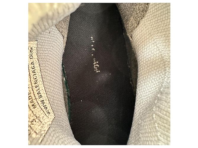 Balenciaga Speed Trainer in nylon grigio - vista 13