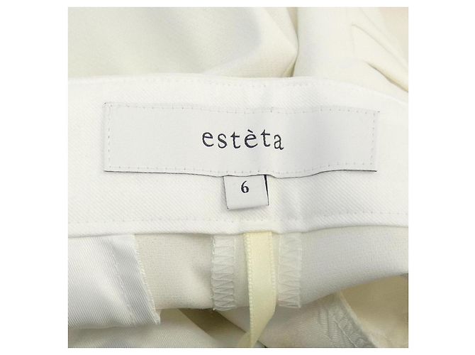 Autre Marque Calças esteta Branco - vista 4