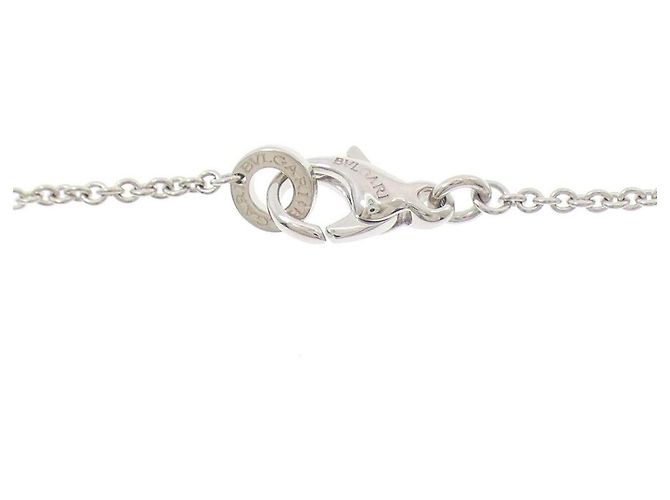 Bulgari Colar Bvlgari B.zero1 em Ouro Branco 18K e Diamantes Prata - vista 4