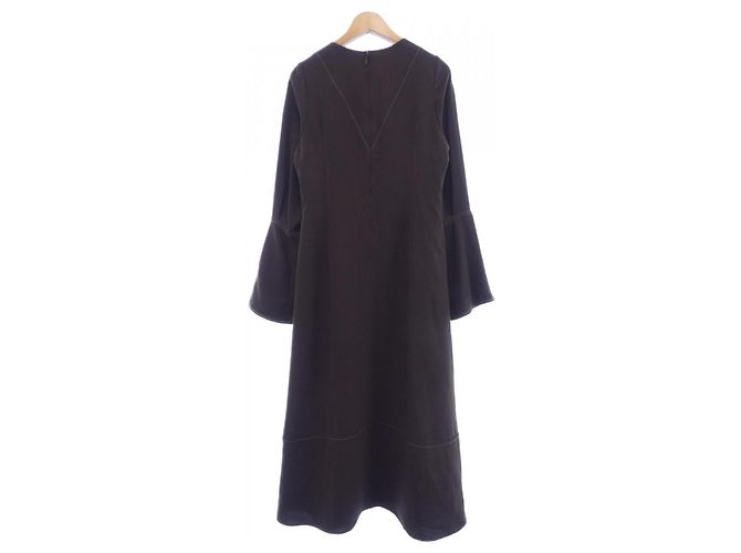 Autre Marque Vestido marrom EMMEL REFINES - vista 2