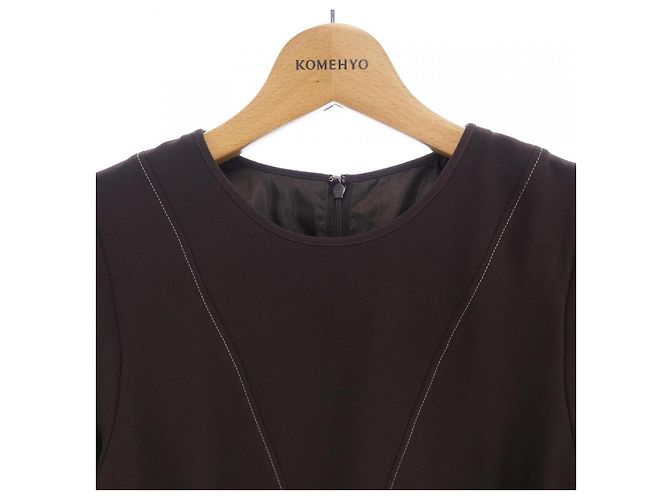 Autre Marque Vestido marrom EMMEL REFINES - vista 5