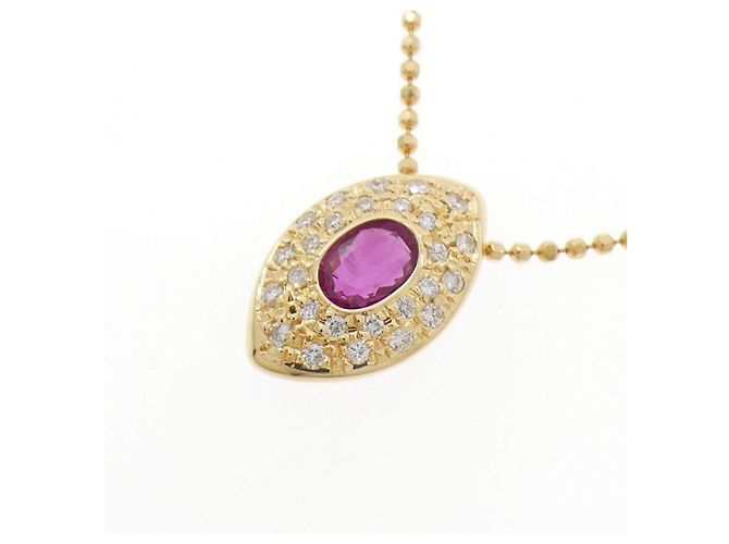Autre Marque Collana Au750 Rubini e Diamanti D'oro - vista 3