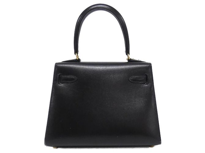 Hermès Hermes Mini Kelly Box Calf Tasche Schwarz - Ansicht 2