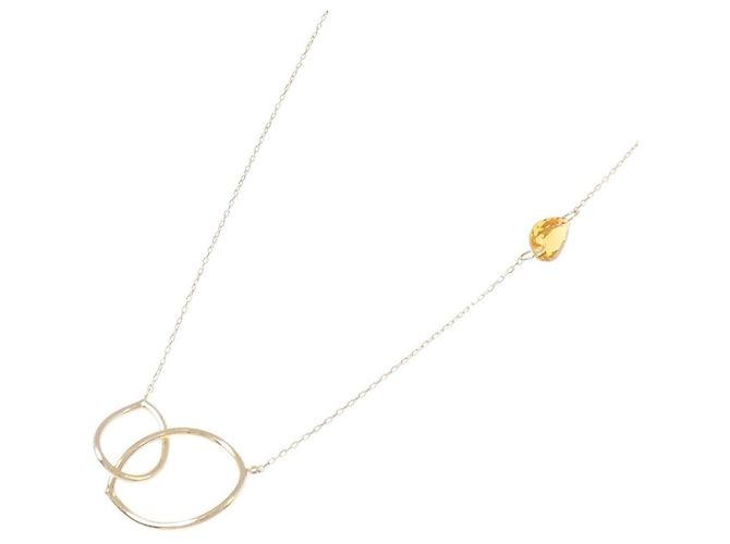Autre Marque Colar Lilas Citrine Dourado - vista 2