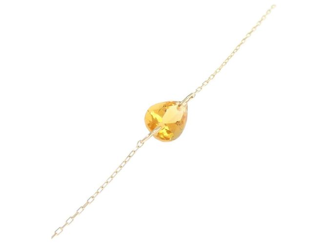 Autre Marque Colar Lilas Citrine Dourado - vista 4