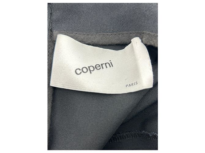 Coperni Robe noire asymétrique Black - view 5