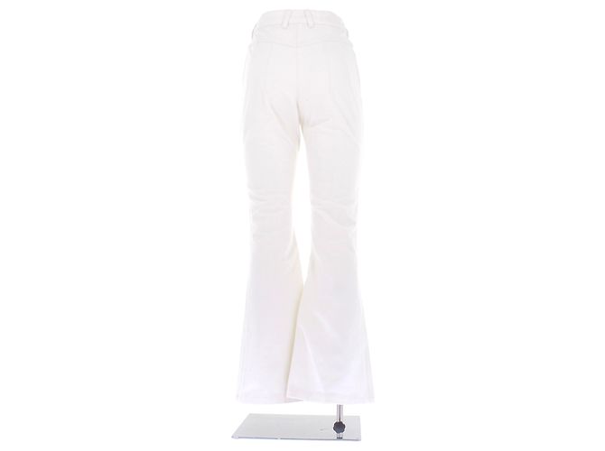 Jean Patou Vaqueros blancos de algodón Patou talla 36 - vista 2