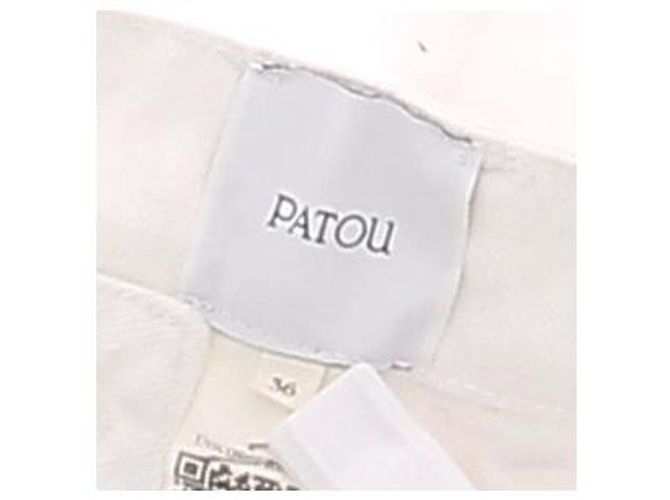 Jean Patou Vaqueros blancos de algodón Patou talla 36 - vista 5