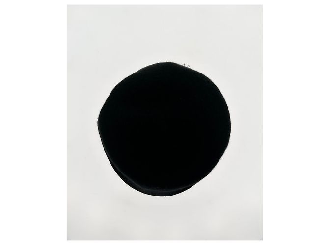 Autre Marque Chapeau rond noir en laine "Bathilda" Black - view 2