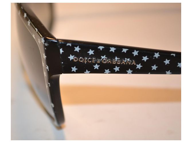 Gafas de sol Dolce & Gabbana DG4125 estrellas negras Negro Blanco - vista 4