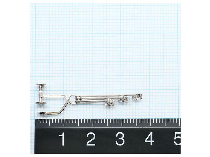 Autre Marque K14 14K Weißgold Clip-Ohrringe mit Diamanten Golden - Ansicht 3