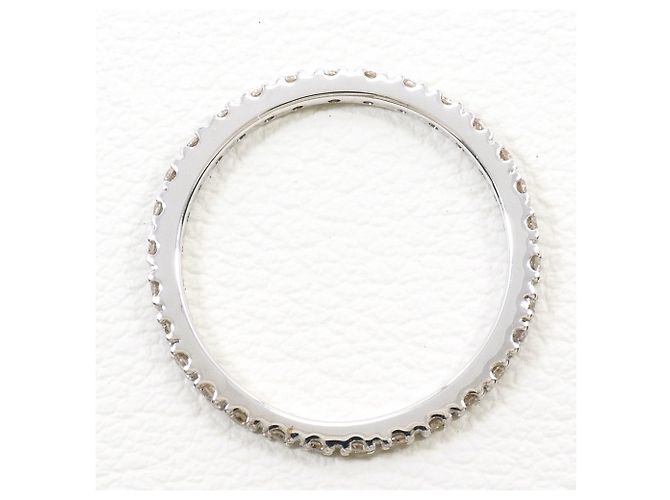 Autre Marque Ehering aus 18K Weißgold mit Diamant Golden - Ansicht 2