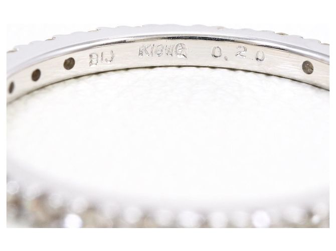 Autre Marque Ehering aus 18K Weißgold mit Diamant Golden - Ansicht 4