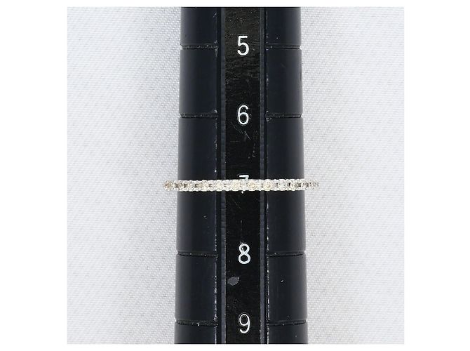 Autre Marque Ehering aus 18K Weißgold mit Diamant Golden - Ansicht 6