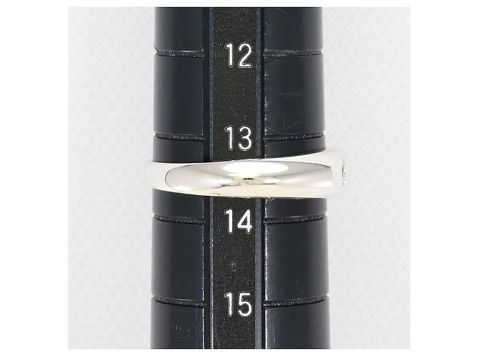 Autre Marque Anillo alianza de oro blanco 18K Dorado - vista 7