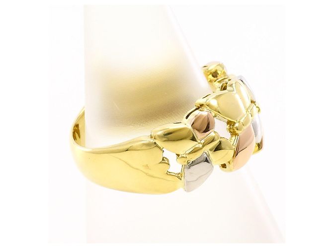 Autre Marque Anillo de Banda Elegante Multimetal Dorado - vista 2