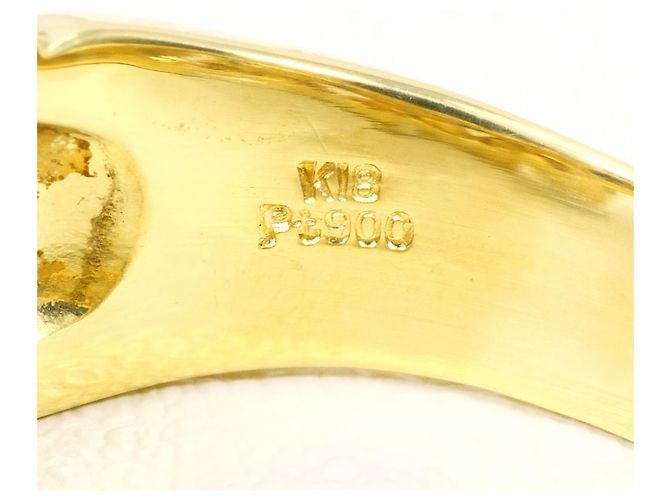 Autre Marque Anillo de Banda Elegante Multimetal Dorado - vista 4