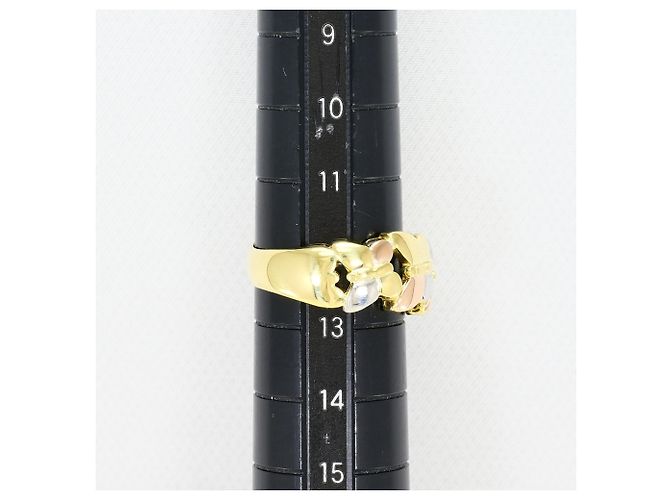 Autre Marque Anillo de Banda Elegante Multimetal Dorado - vista 6