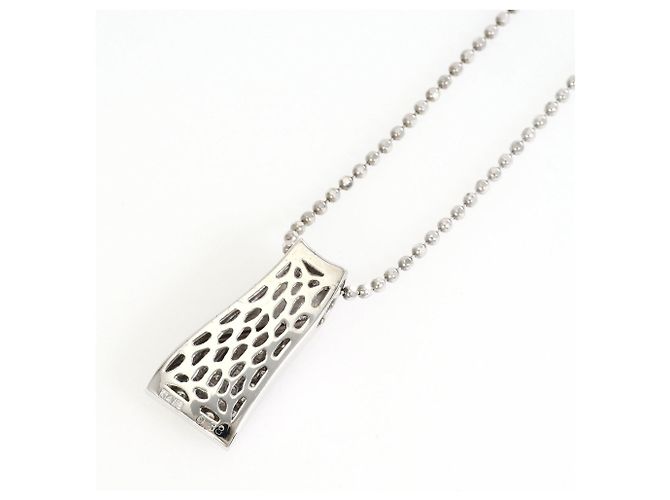 Autre Marque Collier en or blanc 14K avec diamant Doré - vue 3