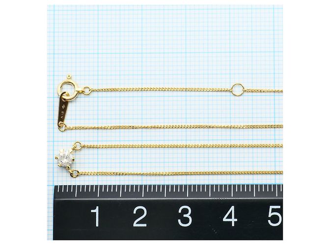 Autre Marque Collana in oro giallo 18K con diamante D'oro - vista 4