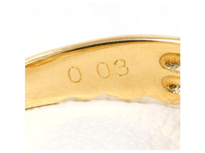 Autre Marque Bandring aus 18K Gelbgold mit Diamant Golden - Ansicht 5